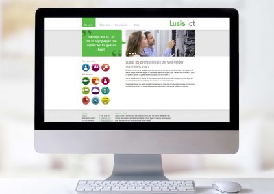 Lusis ICT website