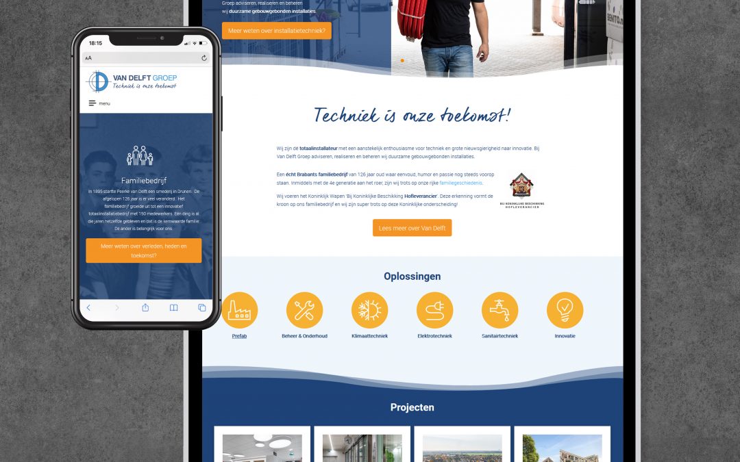 Websites Van Delft Groep